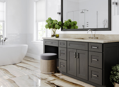 Salem Cinder Shaker - Ready to Assemble Kitchen Cabinets