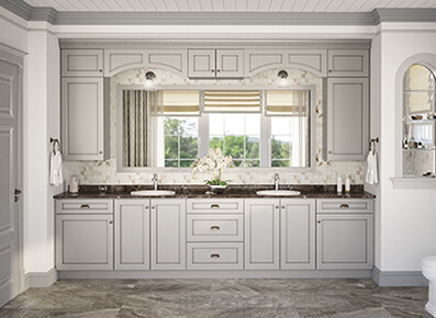 Salem Dove Shaker - Ready to Assemble Bathroom Vanities