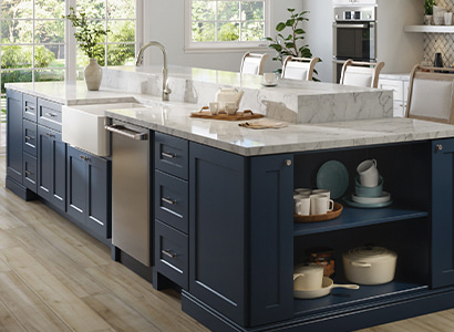 Salem Navy Shaker - Ready to Assemble Kitchen Cabinets
