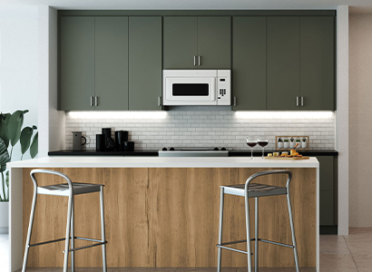 Urban Emerald - Pre-Assembled Kitchen Cabinets