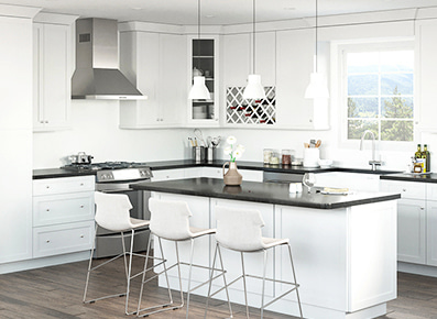 Victoria White Shaker - Ready to Assemble Kitchen Cabinets