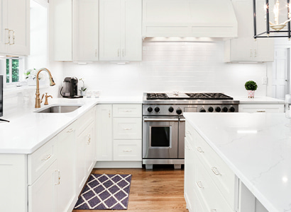 Vienna White - Ready to Assemble Kitchen Cabinets