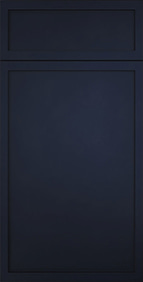 York Slim Blue Shaker Front Door