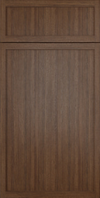 York Slim Brown Shaker Front Door
