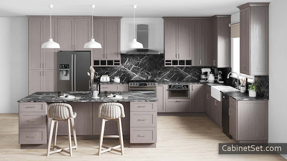 Chatham Horizon kitchen full view with an island.