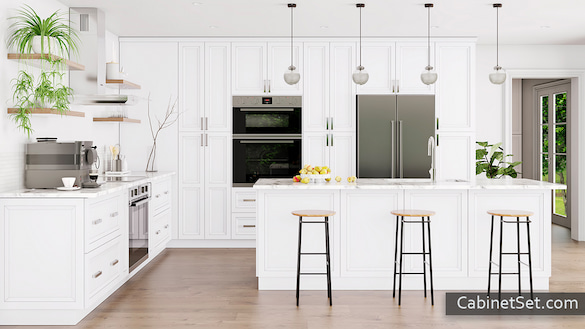 Princeton Frost kitchen full view.