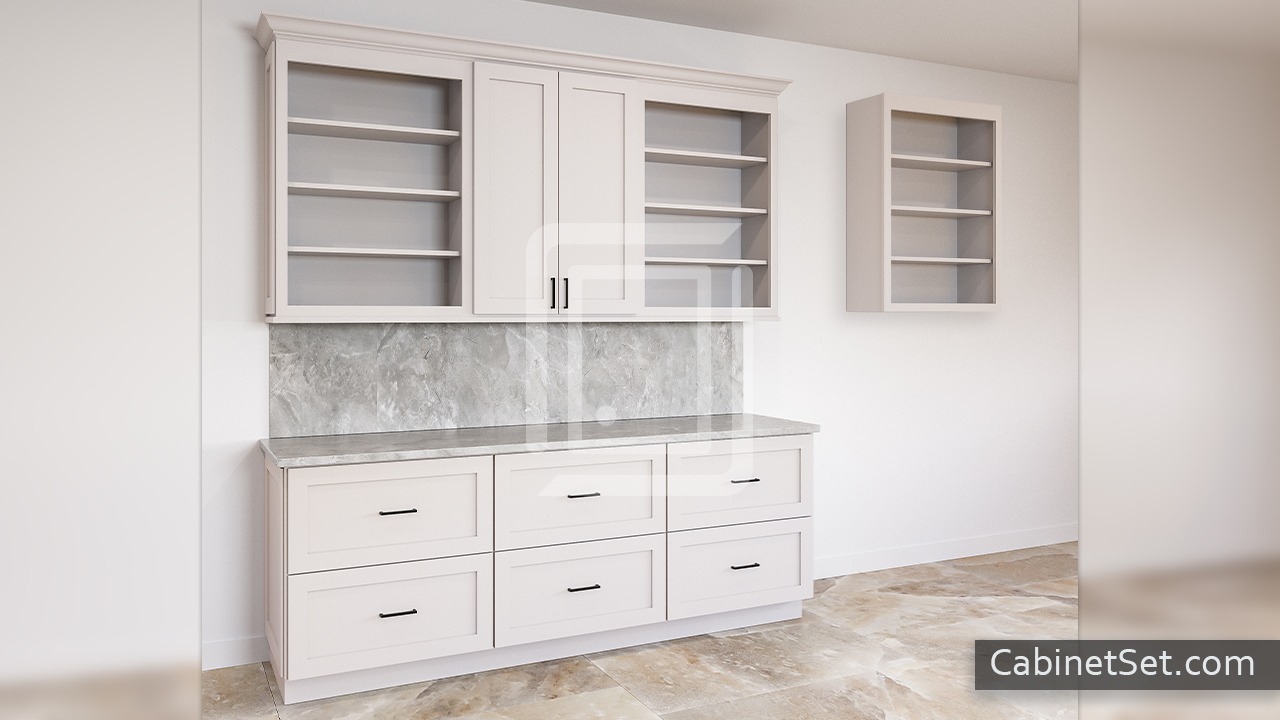 Wall Open Shelf Cabinet