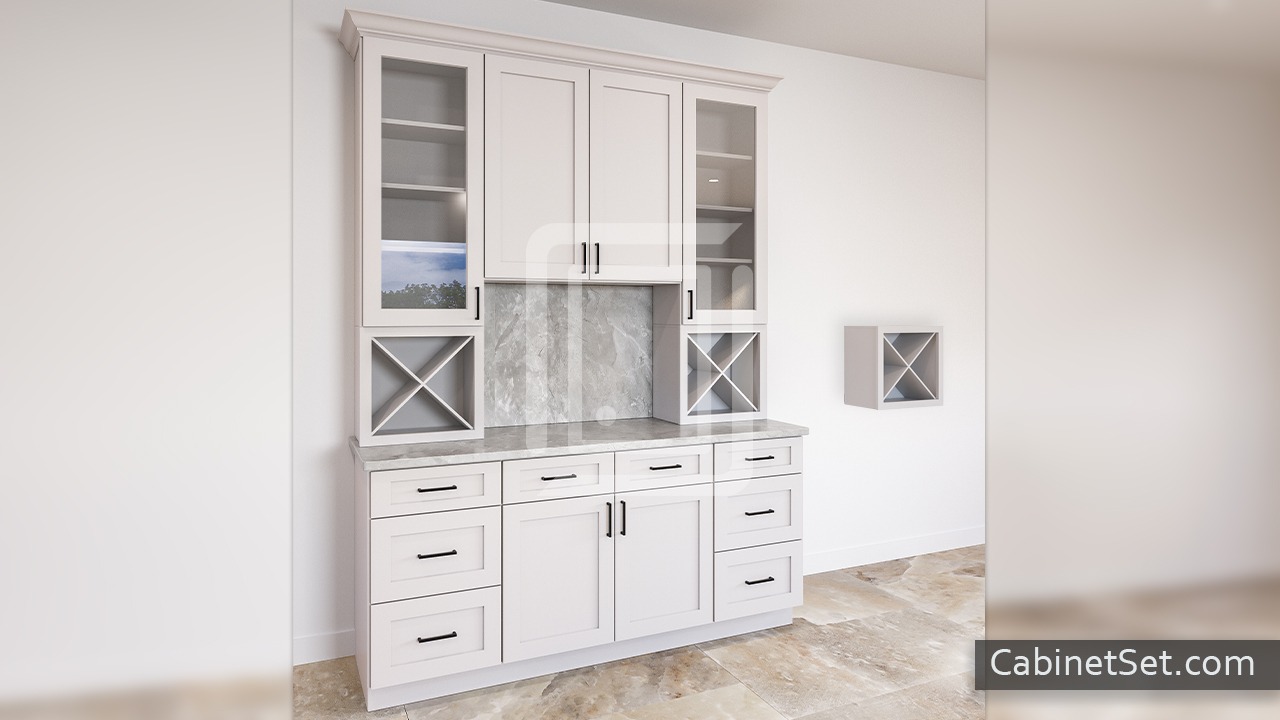 X Wine Rack Cabinet