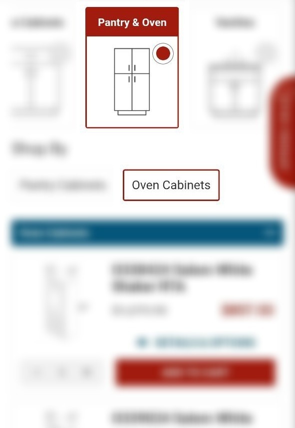 Double Oven Cabinets