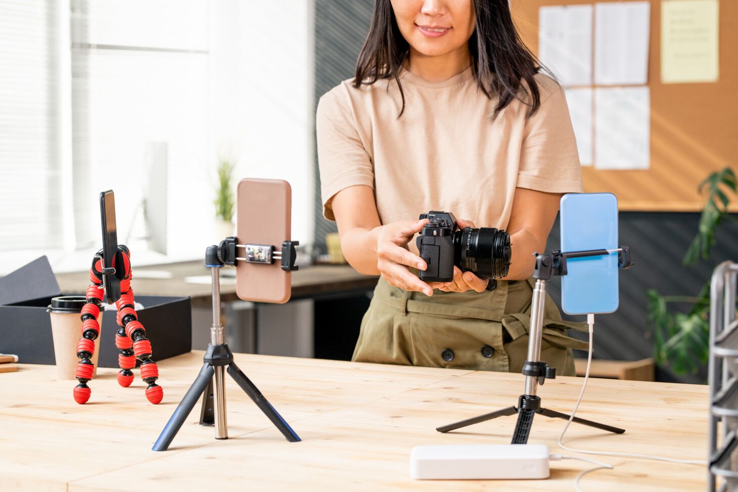 Creator unpacking and recording