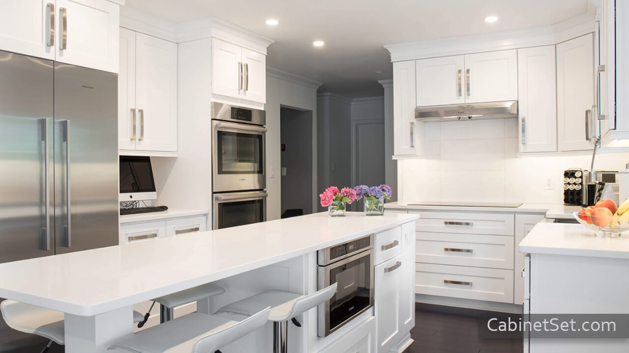 Classic White Shaker Kitchen Cabinet Line