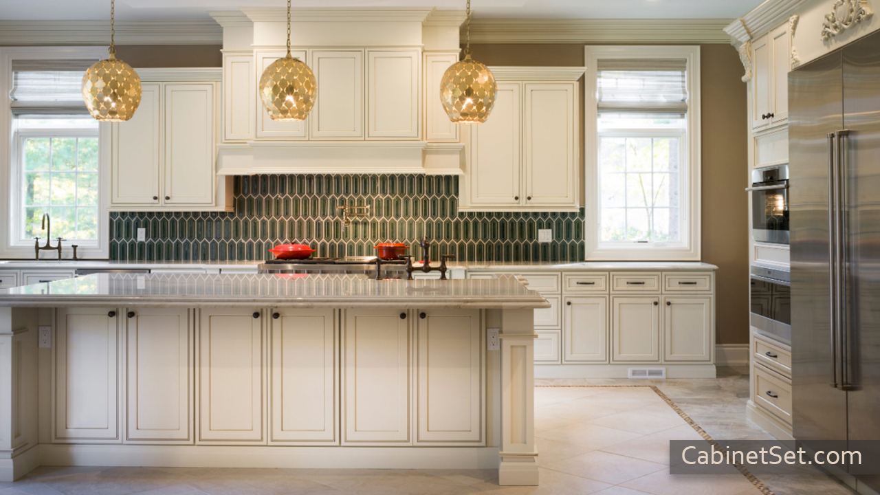 Dark Cream Glaze Kitchen