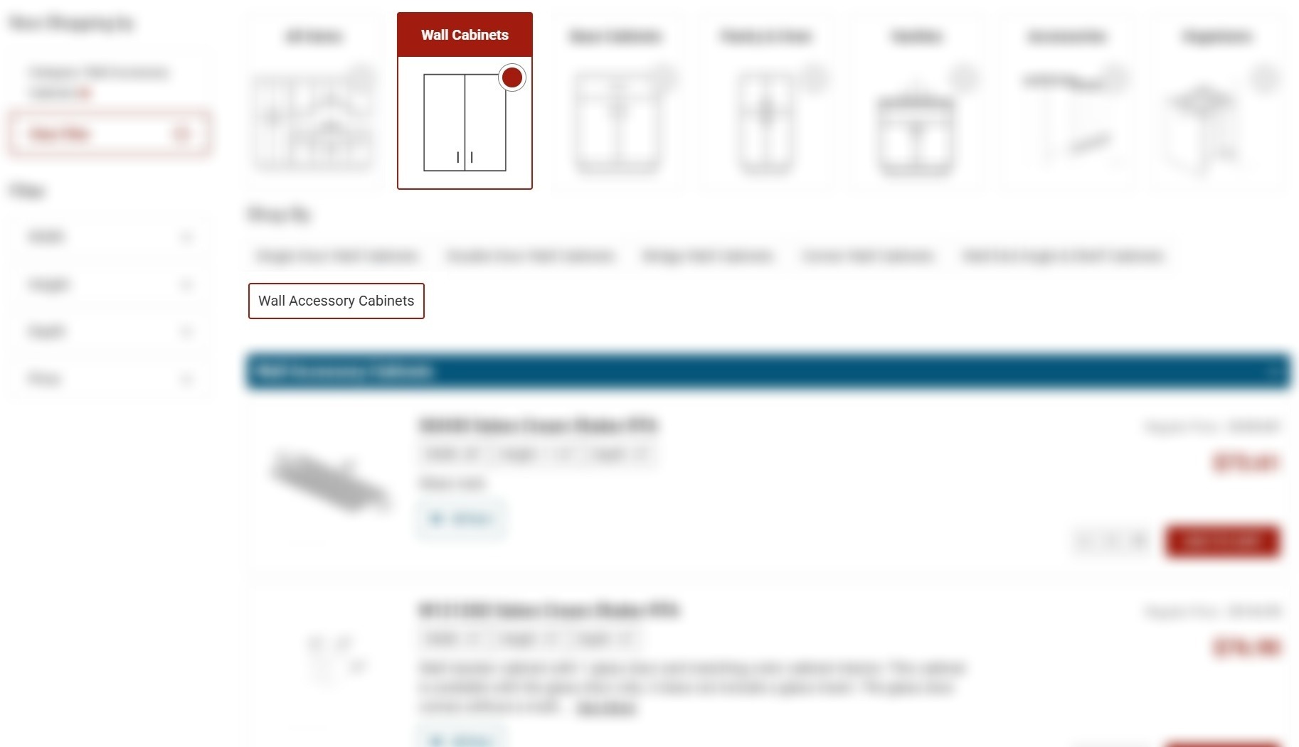 Wall Microwave Cabinet